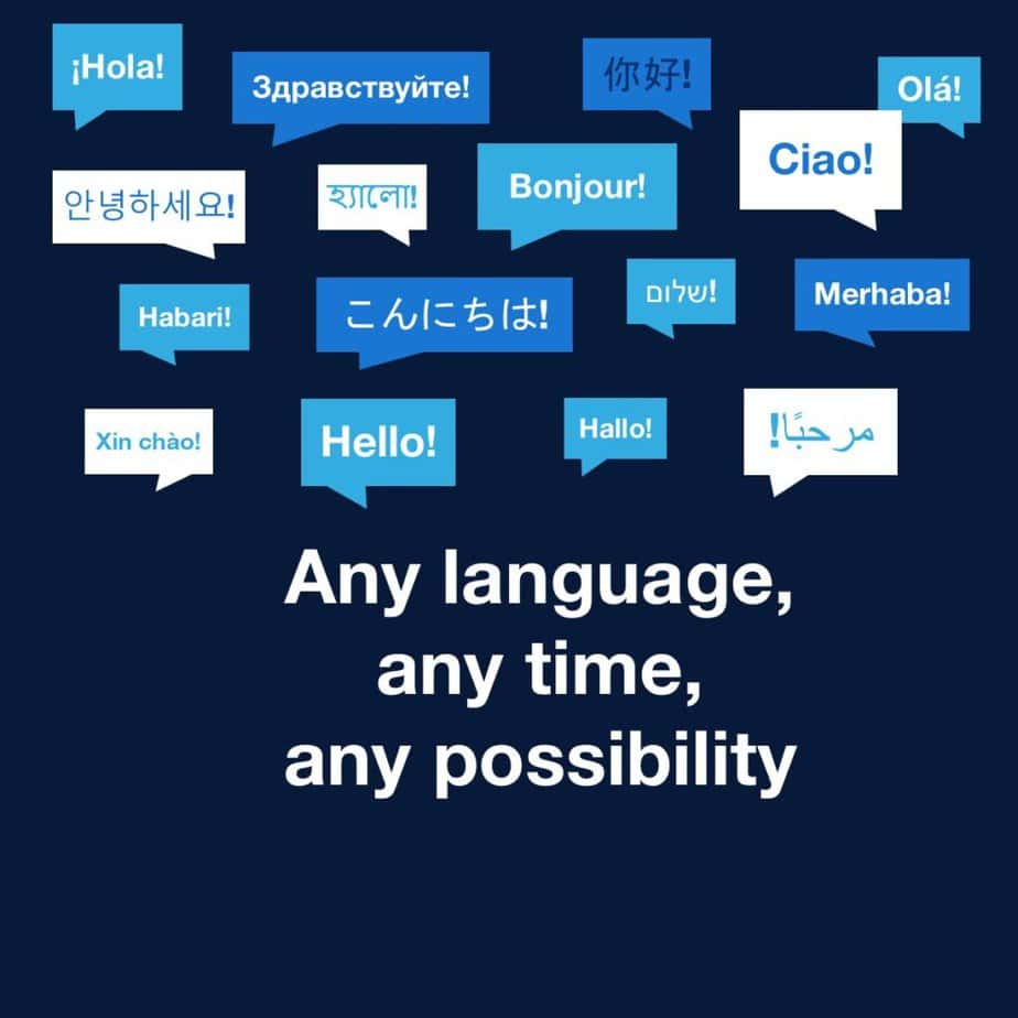 Any Language Anytime AI Sales Bot